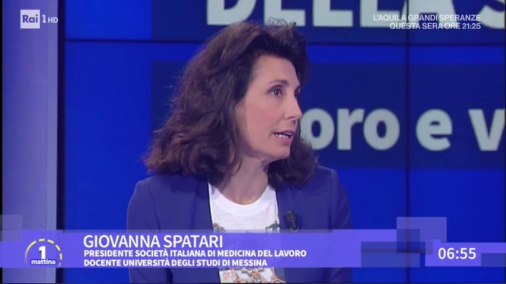 Giovanna Spatari, dalla presidenza SIML a RaiUno per tutelare donne e salute sul lavoro