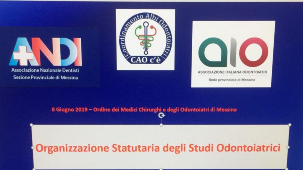 La commissione albo odontoiatri di Messina convoca il 7 giugno un’assemblea degli iscritti alla sede dell’Ordine