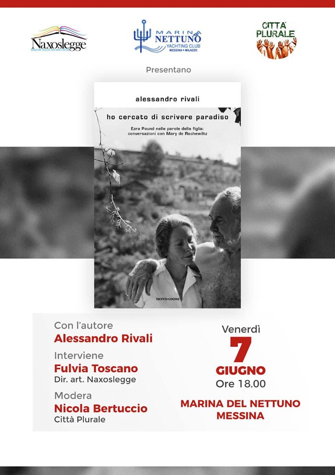 Presentazione del libro “Ho cercato di scrivere paradiso” di Alessandro Rivali il 7 giugno al Marina di Nettuno Yachting Club