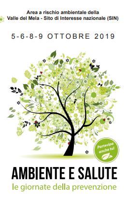 Campagna di comunicazione Area SIN a rischio ambientale Valle del Mela il 5, 6, 8 e 9 ottobre