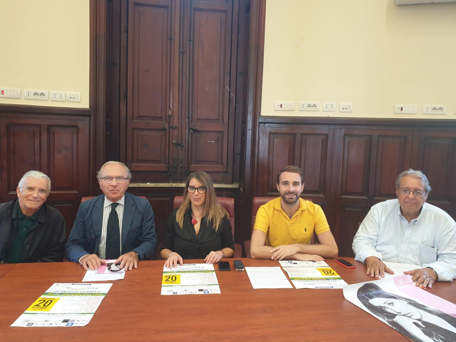 XIV edizione di “Un sorriso per una vita”: show benefico per la LILT domenica 20 ottobre al Vittorio Emanuele
