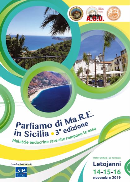 “Ma.R.E.” in Sicilia: Malattie Endocrine Rare che rompono le ossa: esperti a confronto a Letojanni dal 14 al 16 novembre