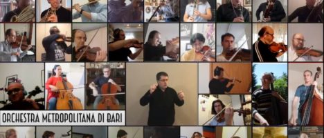 L’Orchestra Sinfonica di Bari dedica ai medici un concerto virtuale