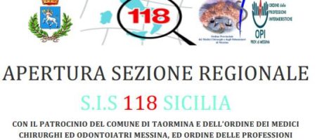 Apertura sezione regionale S.I.S 118 Sicilia il 30 settembre a Taormina