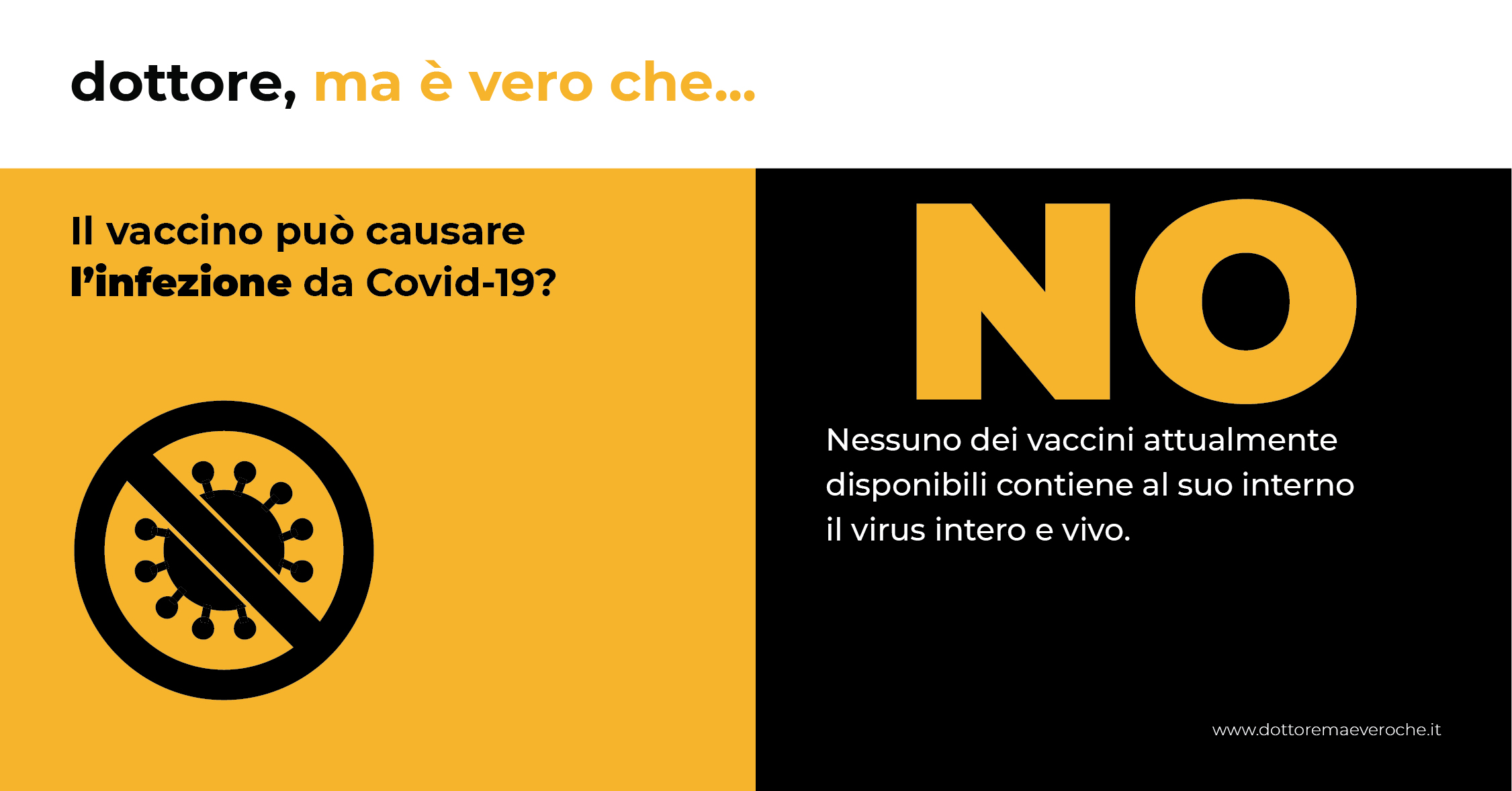 Il vaccino può causare l’infezione da Covid-19?