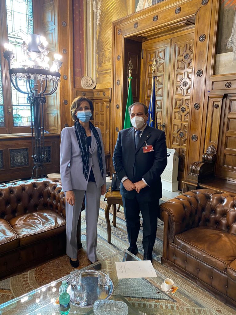Covid-19: il Presidente della Fnomceo, Filippo Anelli, incontra la Ministra Marta Cartabia