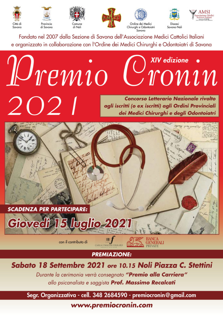 Premio letterario Cronin 2021