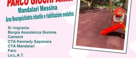 Martedì 29 l’Ammi Messina inaugura il nuovo Parco giochi al Mandalari