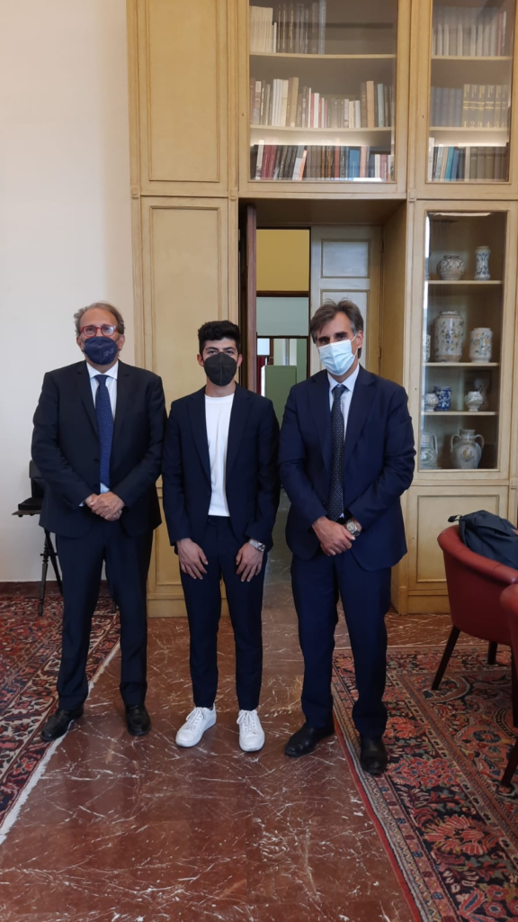 Unime for Afghanistan: Abdul Sammy accolto dal rettore, è il primo studente immatricolato nell’ambito del progetto