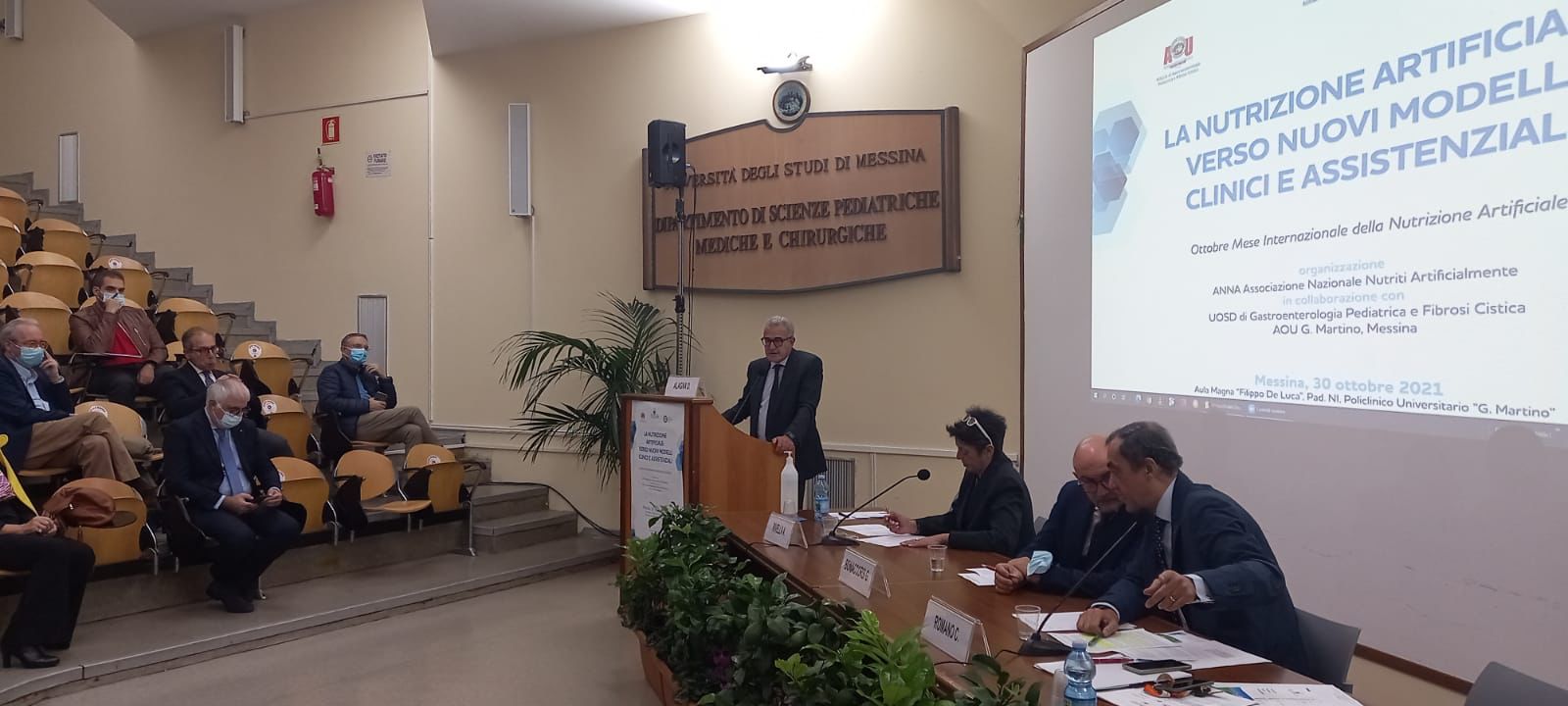 Nutrizione artificiale: Policlinico Messina propone progetto per Rete regionale di assistenza e per nuovi modelli clinici