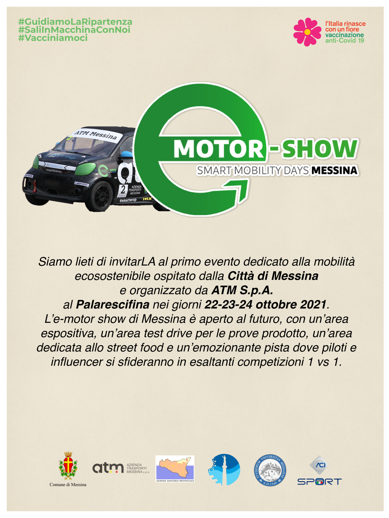 Il 22, 23 e 24 ottobre evento ATM, “e-motor show”