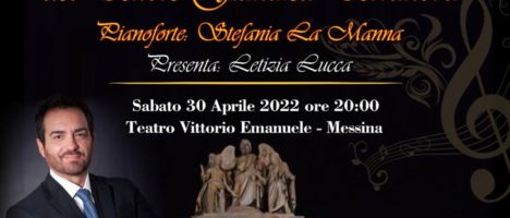 Il 30 aprile spettacolo di solidarietà promosso dall’Ammi sez. di Messina col tenore Terranova