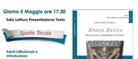 Maggio dei libri a Messina, il 5 maggio presentazione del libro “Spolia Sicula spoliazione e reimpiego in Sicilia” di Leonardo Fuduli
