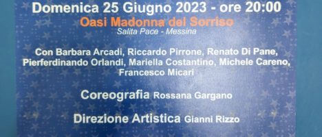 Il 25 giugno nona edizione di “Festa Sotto le Stelle” all’Oasi Madonna del sorriso di Messina