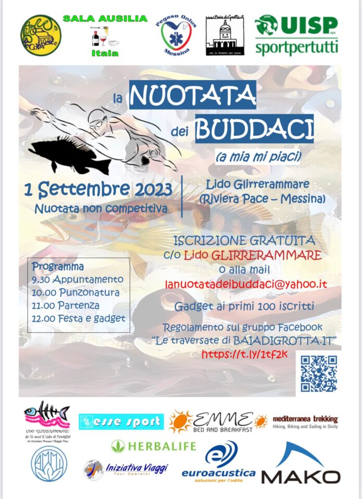 “La Nuotata dei Buddaci” l’1 settembre o al lido Gli Irrerammare di Messina