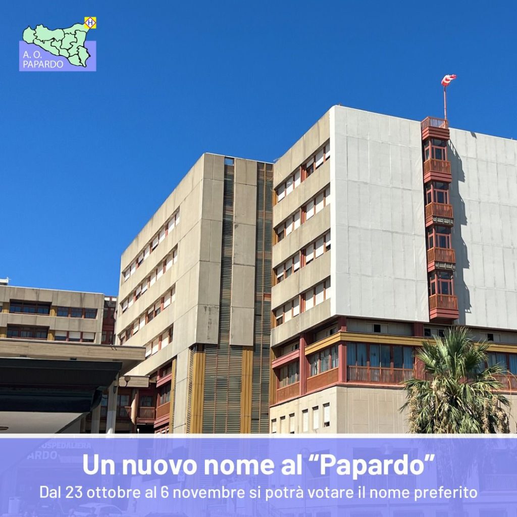 Ospedale Papardo, scelti cinque possibili nuovi nomi: i cittadini possono votare online