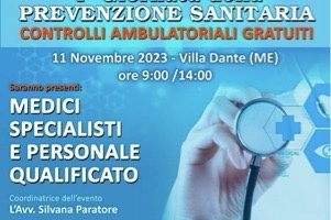 Lunedì 6 novembre al Comune di Messina la conferenza stampa della Quarta giornata della prevenzione sanitaria