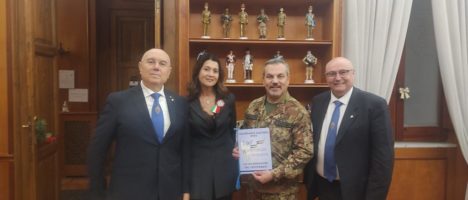 Il presidente della Federazione di Messina dell’Istituto del Nastro Azzurro fra combattenti decorati al valor militare