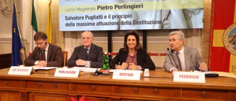 Celebrato il Cinquantenario dell’ultima lezione del prof. Salvatore Pugliatti