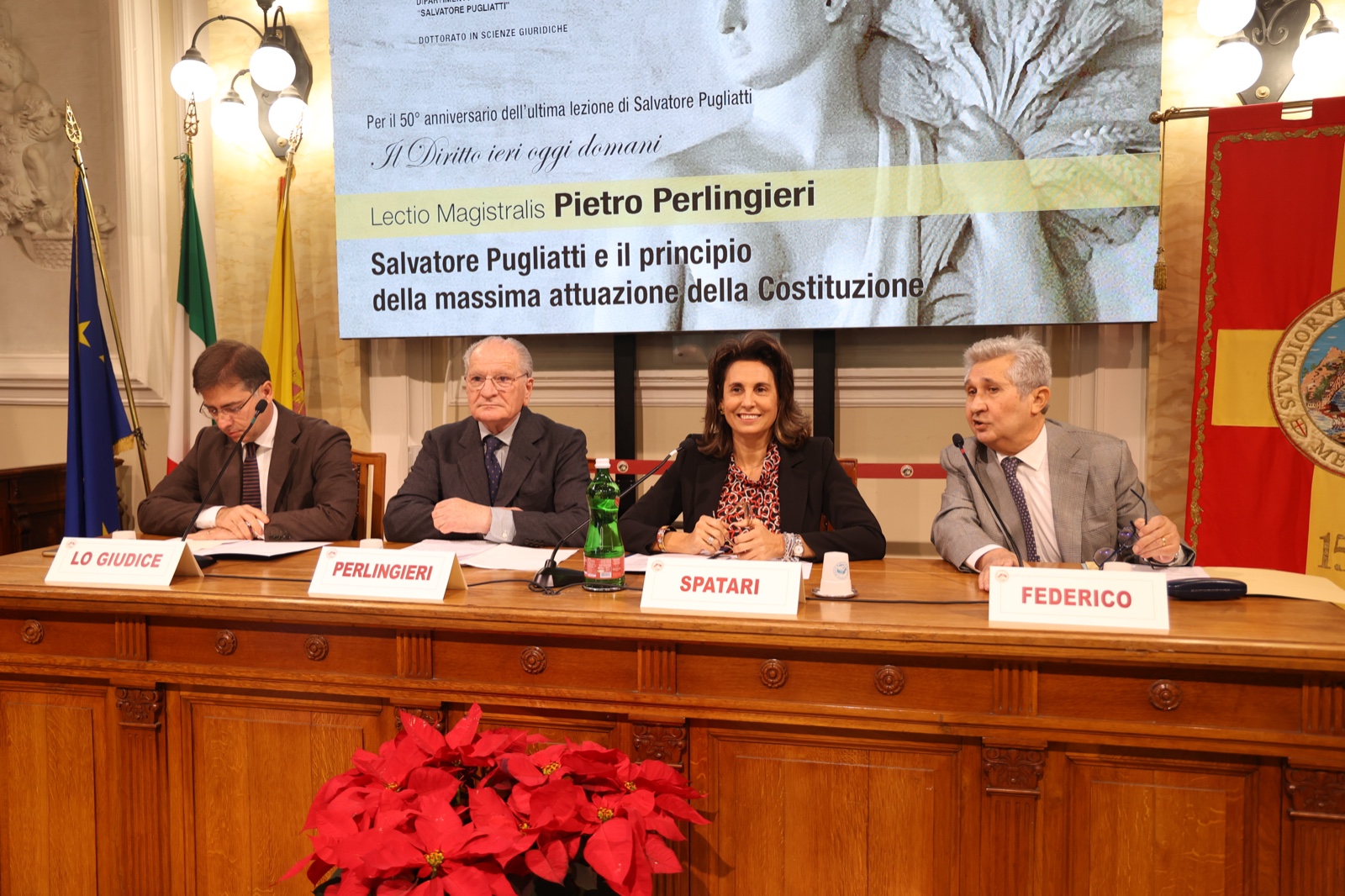 Celebrato il Cinquantenario dell’ultima lezione del prof. Salvatore Pugliatti