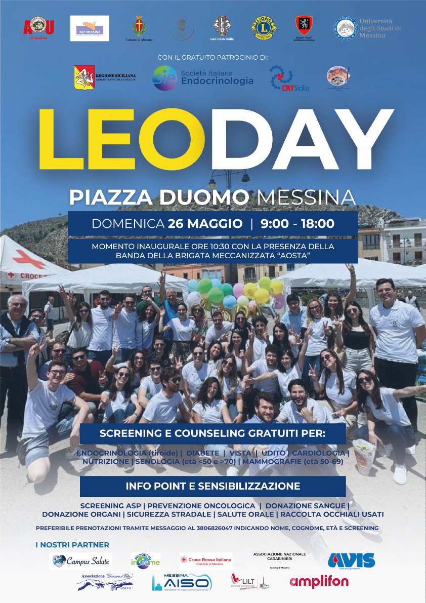 Leo Day – Screening e volontariato associazioni e istituzioni insieme per i più fragili