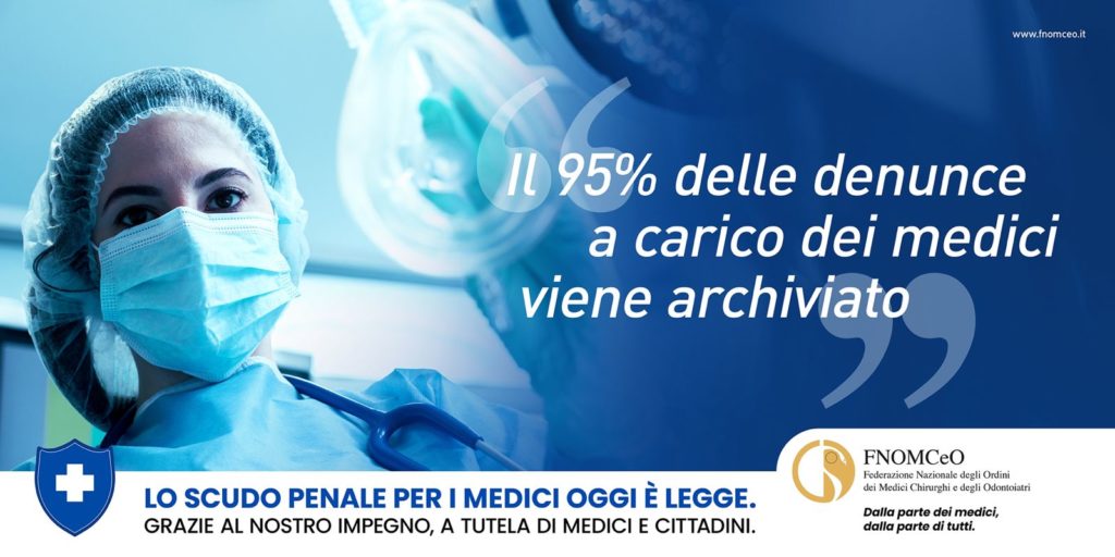 FNOMCeO lancia la nuova campagna dedicata allo scudo penale