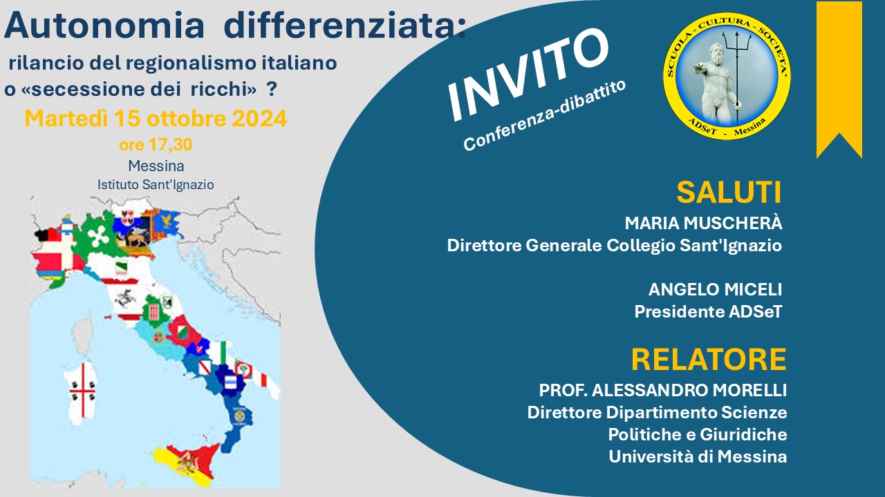 Autonomia differenziata: rilancio del regionalismo italiano o “secessione dei ricchi”?