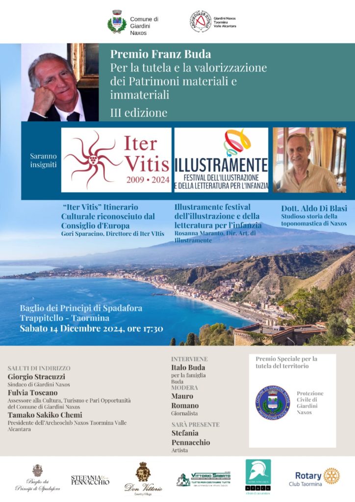 Terza edizione del Premio Franz Buda “Per la tutela e la valorizzazione dei Patrimoni materiali e immateriali”