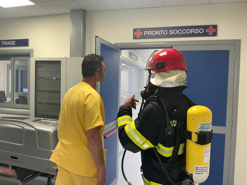 Pronto Soccorso AOU G. Martino: tutte le attività previste per l’apertura. Esercitazione antincendio