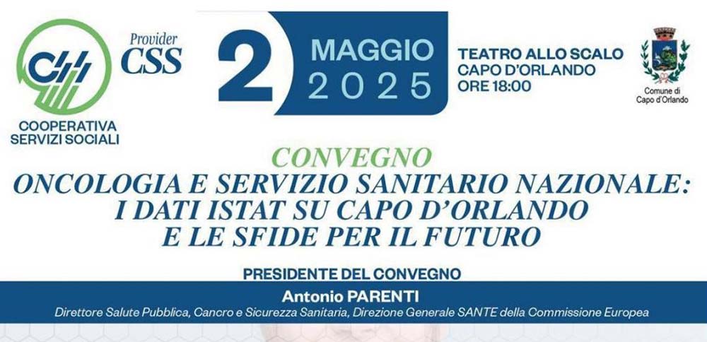 I numeri del cancro nel paese che ispirò Gino Paoli: convegno a Capo d’Orlando