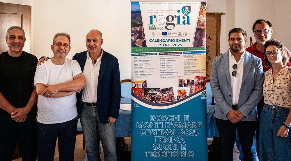 Presentato il programma “BORGHI E MONTI D’aMARE FESTIVAL 2025” Regia Gal Tirrenico