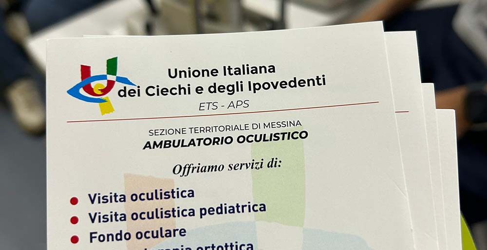  Messina, Uici: idratazione e protezione buone pratiche per la salute degli occhi