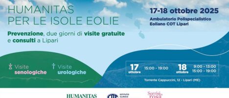 Humanitas per le Isole Eolie, il 17 e 18 ottobre due giorni di visite gratuite di Senologia e Urologia