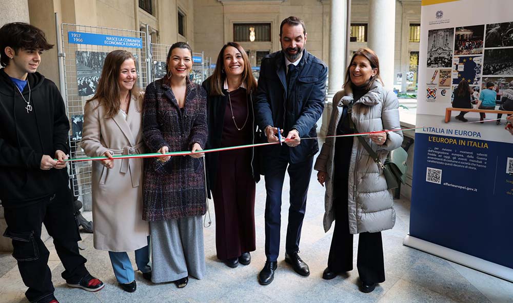 Inaugurata a Palazzo Mariani la mostra “L’Italia in Europa, L’Europa in Italia”