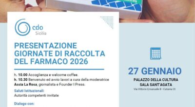 Povertà sanitaria, presentazione “Giornate di Raccolta del Farmaco 2026”