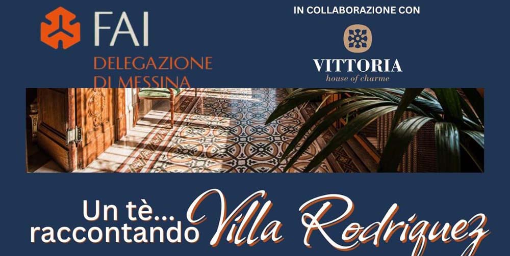 Il 31 gennaio: Un tè…raccontando Villa Rodriquez