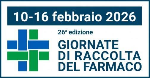 Dal 10 al 16 febbraio Giornate di raccolta del Farmaco