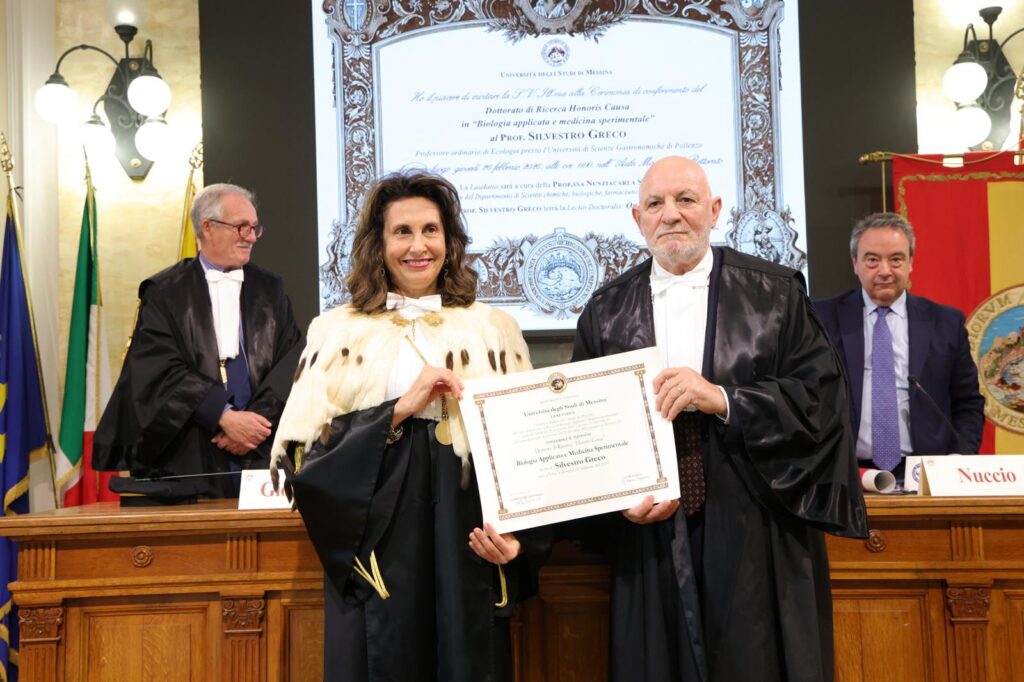 Conferito il Dottorato di Ricerca Honoris Causa in “Biologia Applicata e Medicina Sperimentale” al prof. Silvestro Greco 