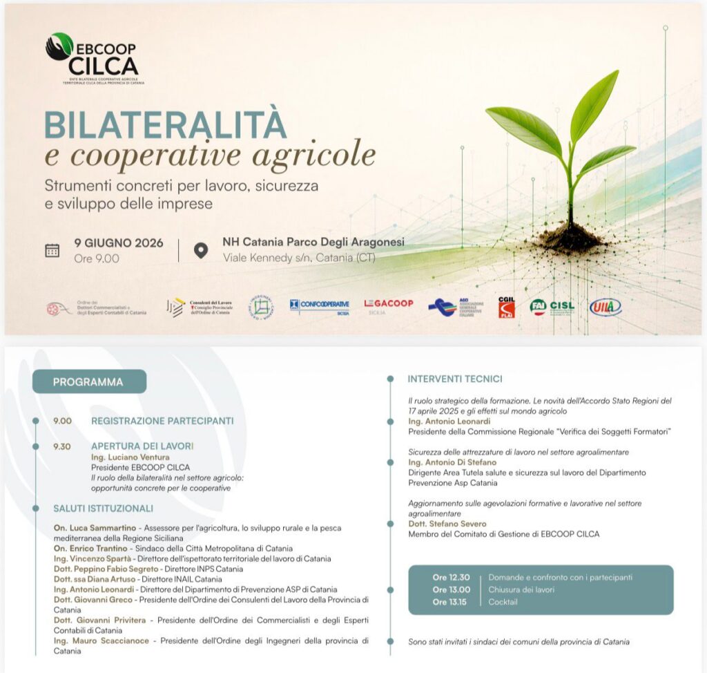 Bilateralità e cooperative agricole: strumenti concreti per lavoro, sicurezza e sviluppo delle imprese