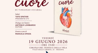 Il 19 giugno presentazione libro “Una storia di cuore” al Circolo del Tennis e della Vela