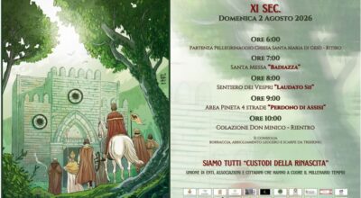 Domenica 2 agosto pellegrinaggio Chiesa Santa Maria della Scala a Ritiro
