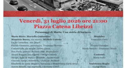 Il teatro come voce degli ultimi: a Librizzi va in scena la “storia di baracca” di Marta