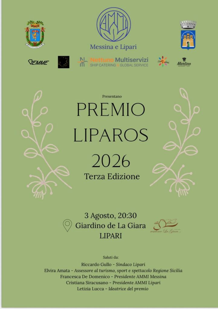Torna il “Premio Liparos”: l’AMMI celebra le eccellenze del territorio eoliano e dello Stretto