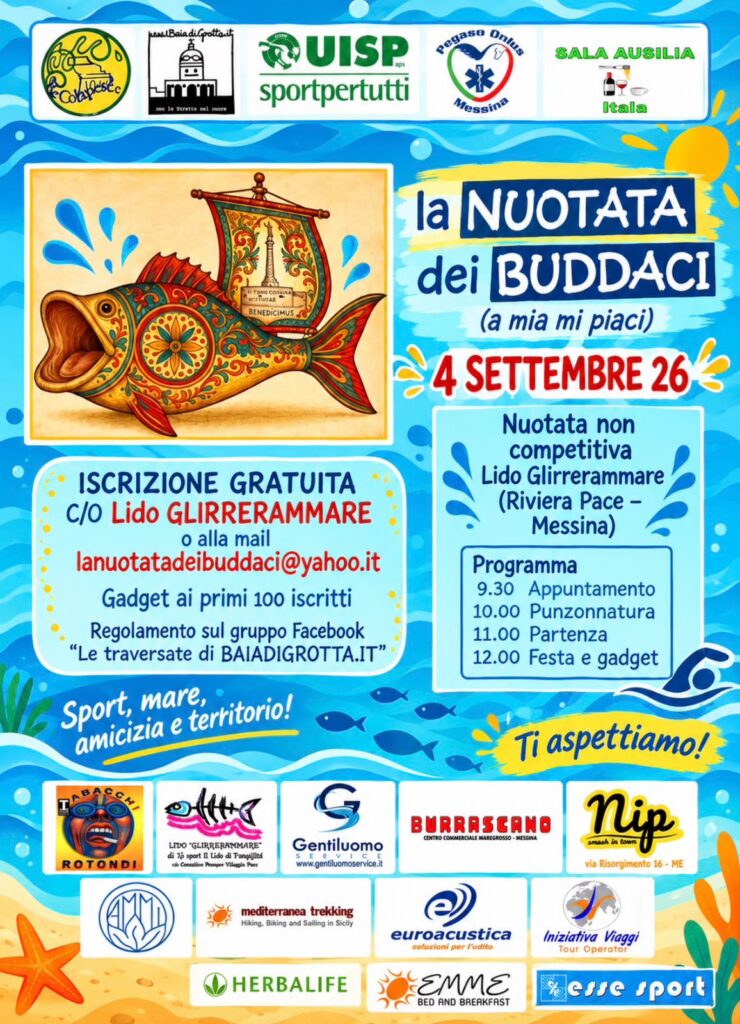 Il 4 settembre la “Nuotata dei Buddaci”