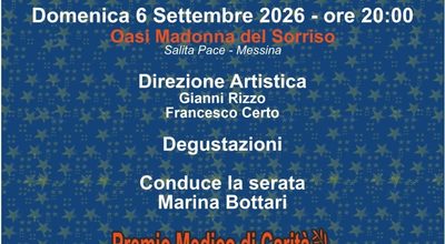 Il 6 settembre “Festa sotto le stelle” all’ Oasi Madonna del Sorriso a Pace