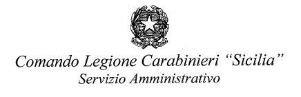 Servizio di Psichiatria in favore dei militari arealmente supportati dal Comando Legioen Carabinieri