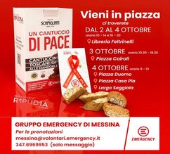 Dal 2 al 4 ottobre Emergency in Piazza con “Un cantuccio di pace”