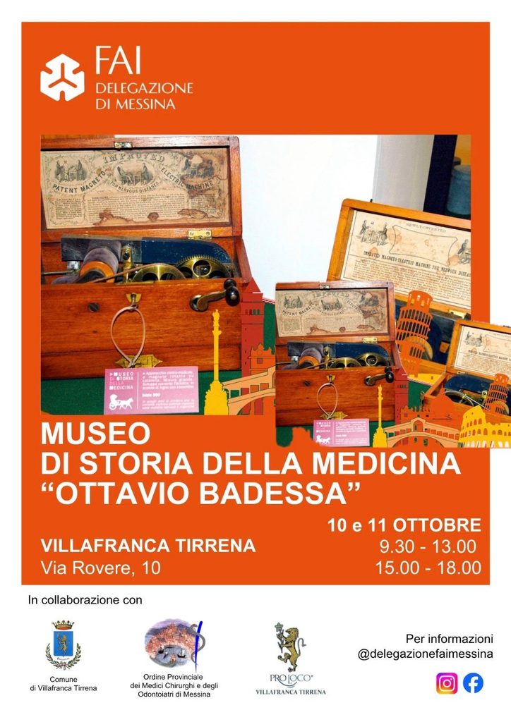 Giornate FAI d’Autunno” 2026 Messina 10 e 11 ottobre 2026