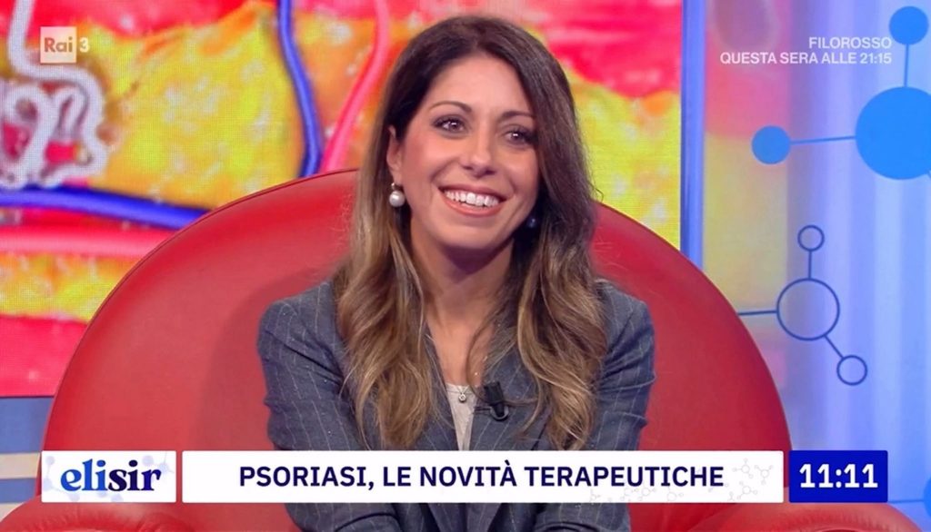 Psoriasi, la professoressa Roberta Giuffrida ospite di “Elisir” su Rai 3